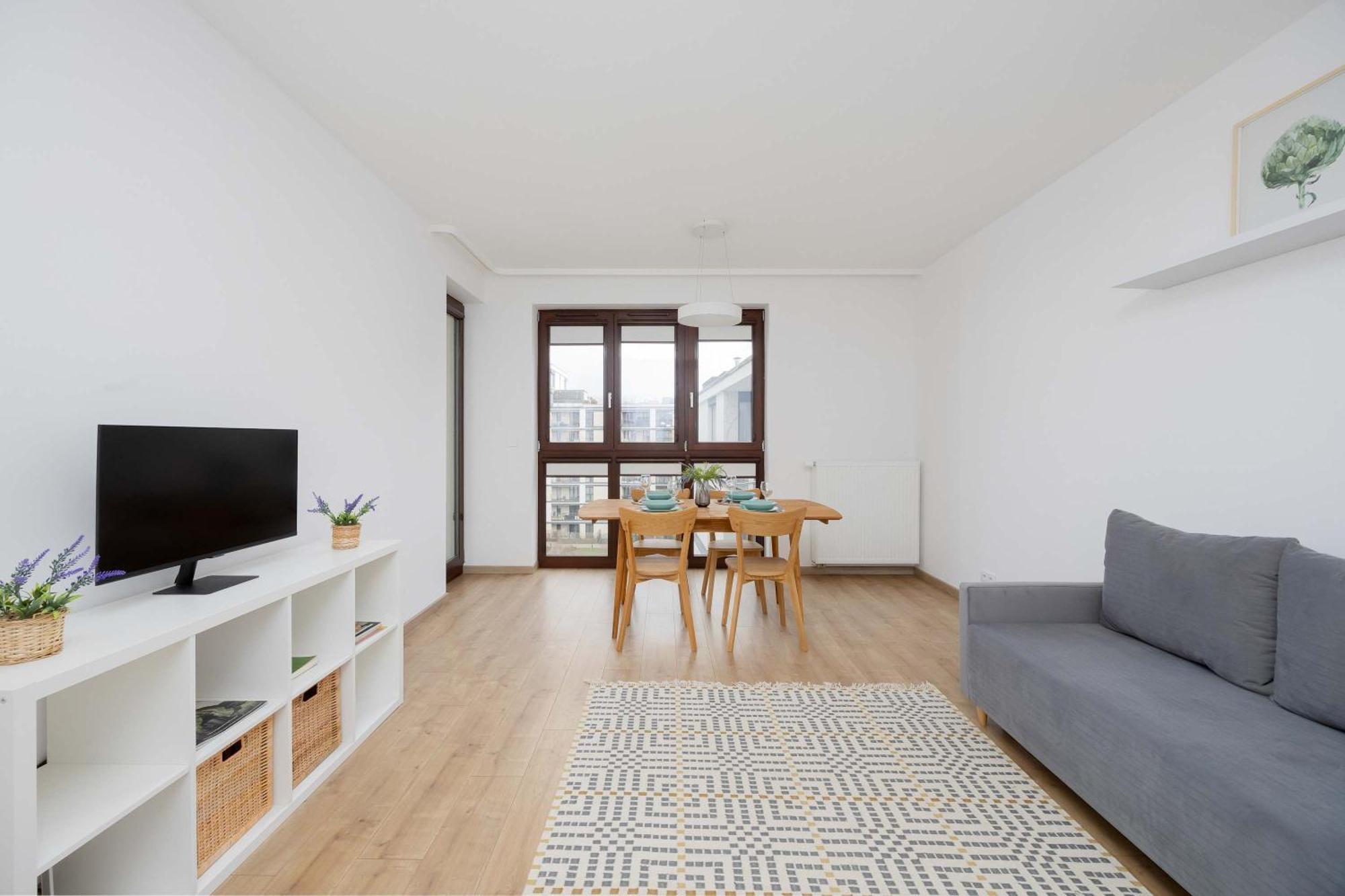 Apartament Family With Air Conditioning And Parking In Warsaw's Mokotow District By Renters Warszawa